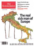 La copertina di "The Economist"