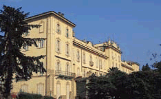 La facciata di Villa Recalcati, sede della Provincia