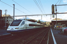 la stazione di Lugano