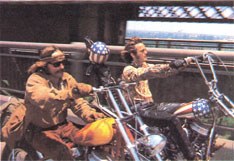 scena del film "Easy Rider"