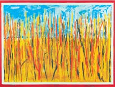Mario Schifano, Senza Titolo, 1988-1990, smalto e acrilico sul tela, 150 x 200 cm