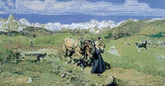 Primavera sulle Alpi, 1897 - olio su tela