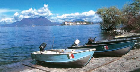 Scorcio del Lago Maggiore visto da Stresa