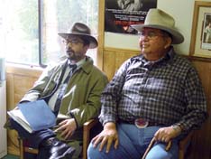 Professor Pant e Capo William della riserva indiana dell'Oregon