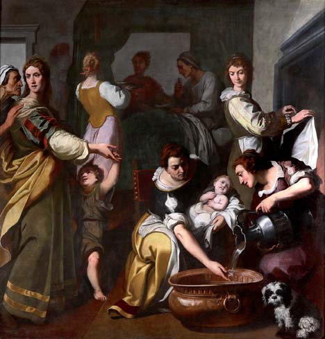Nascita della Vergine, olio su tela, Gallarate, Museo di Santa Maria Assunta